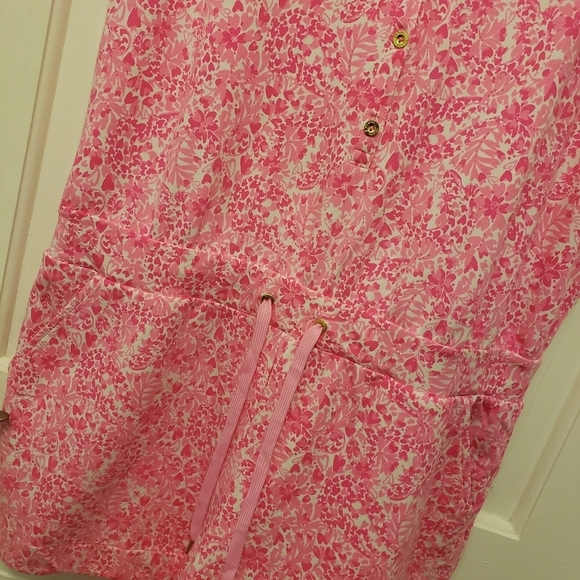 NWT Lilly Pulitzer Jorgie Romper Size XL, Retail $158.00, Pink Shandy - Picture 3 of 10